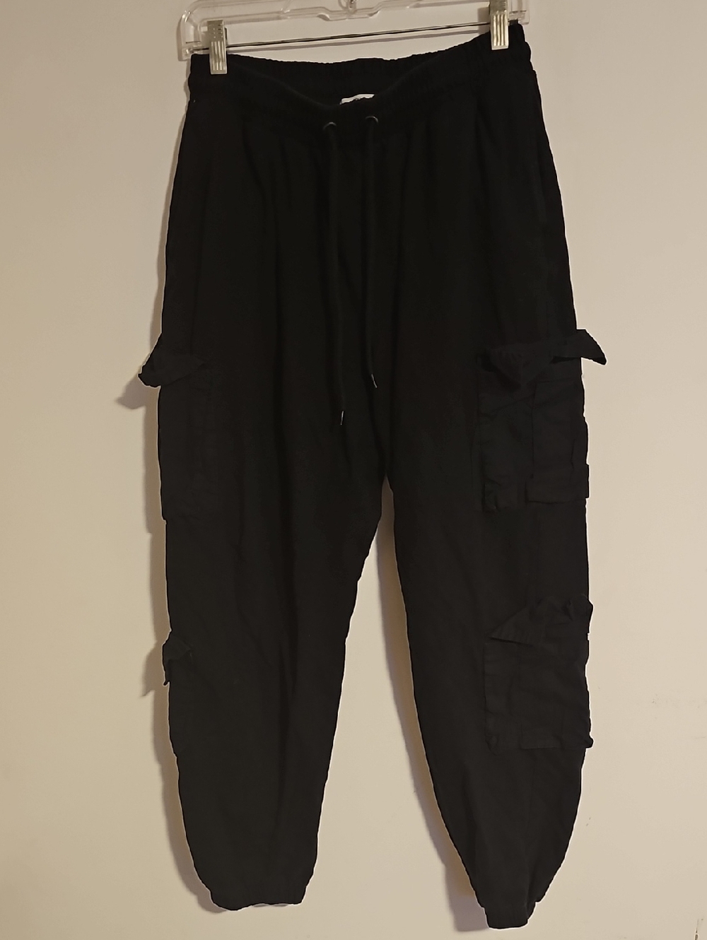 Ardene Black Women's Cargo Track Joggers